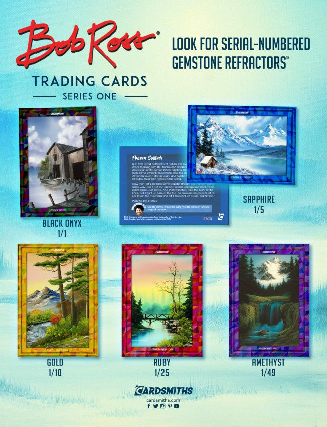Bob Ross Trading Cards Series 1 - Collector Box