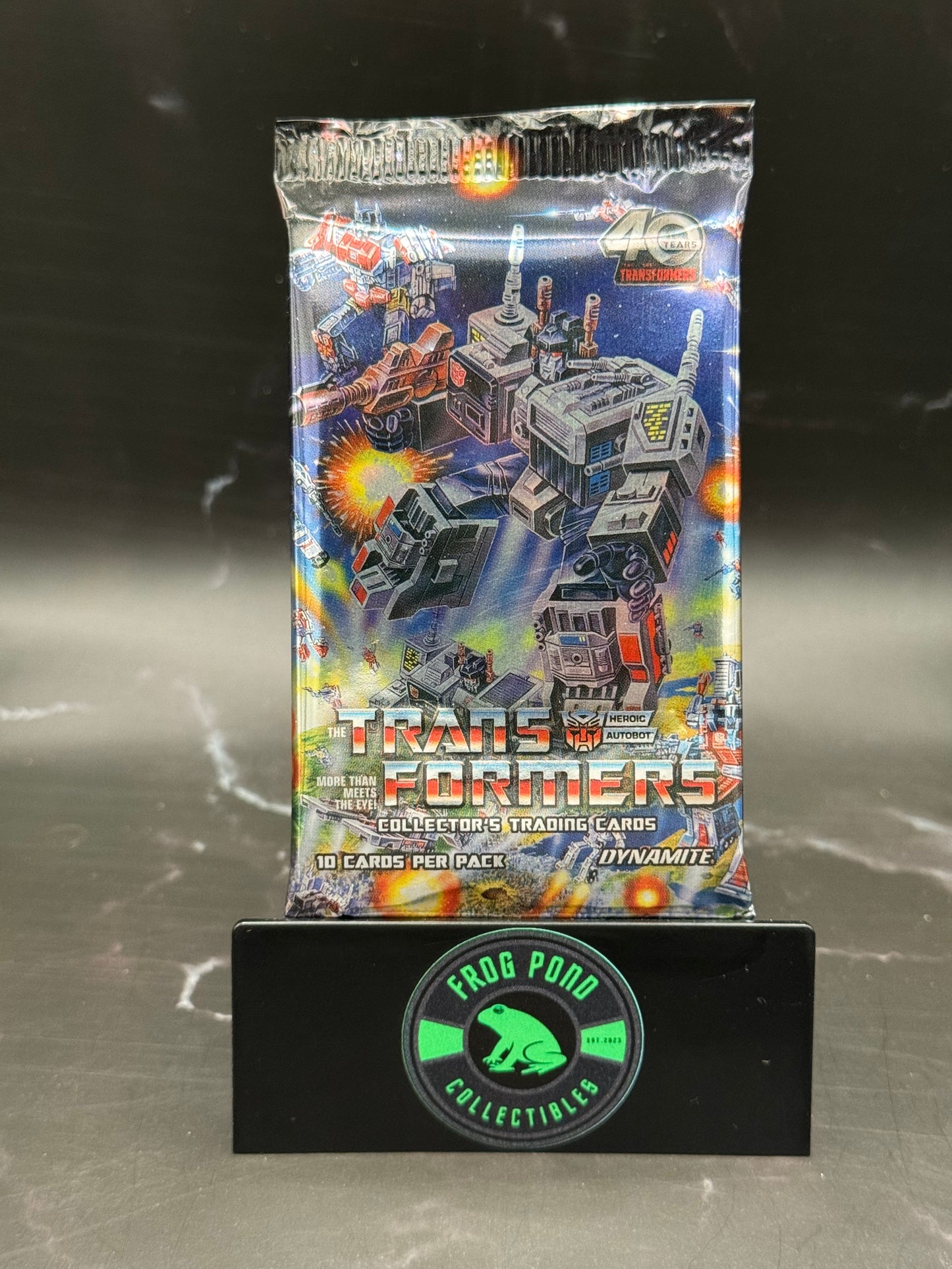 Transformers 40th Anniversary Trading Cards Series 1 Sealed Pack by Dynamite