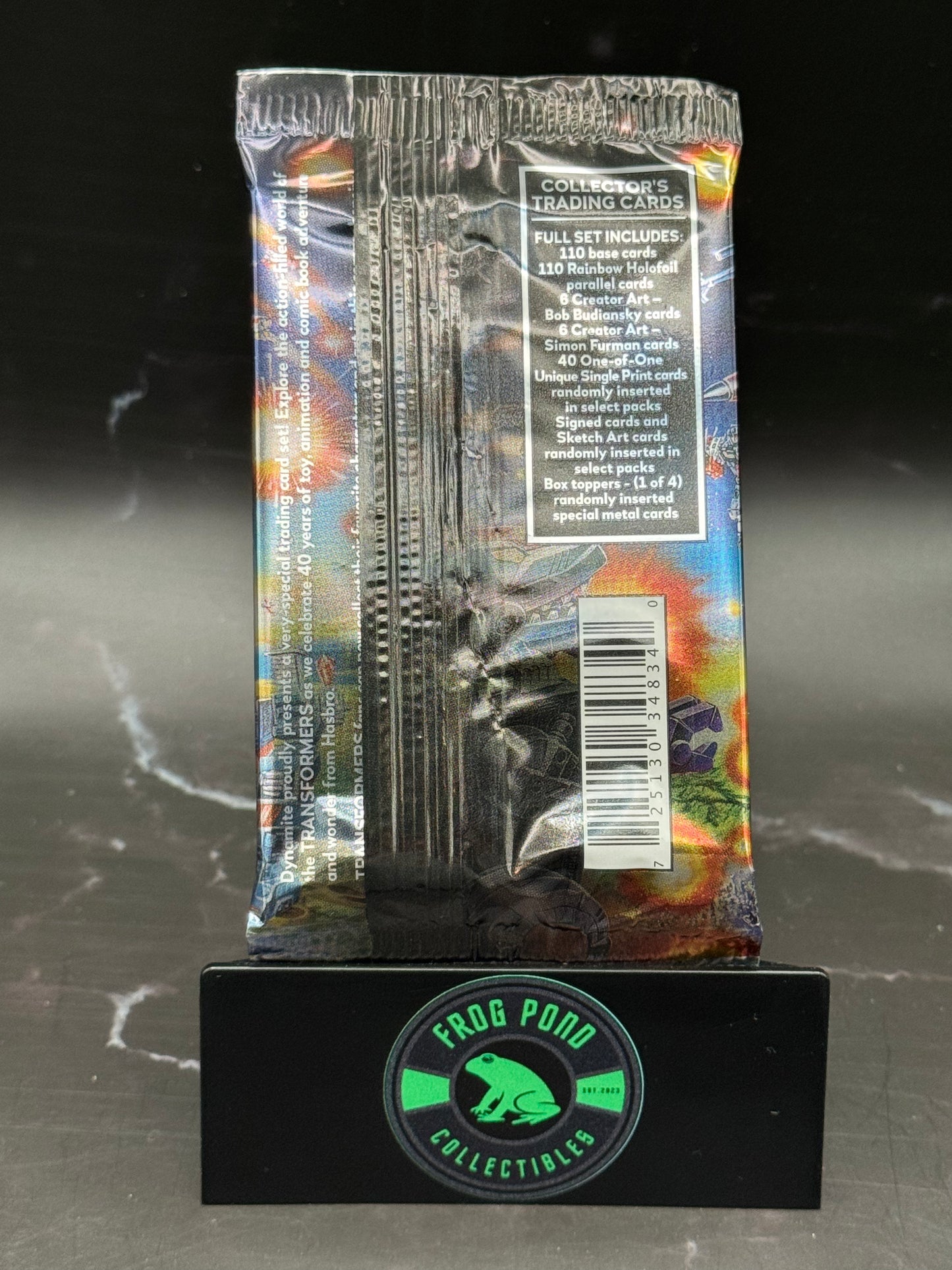 Transformers 40th Anniversary Trading Cards Series 1 Sealed Pack by Dynamite