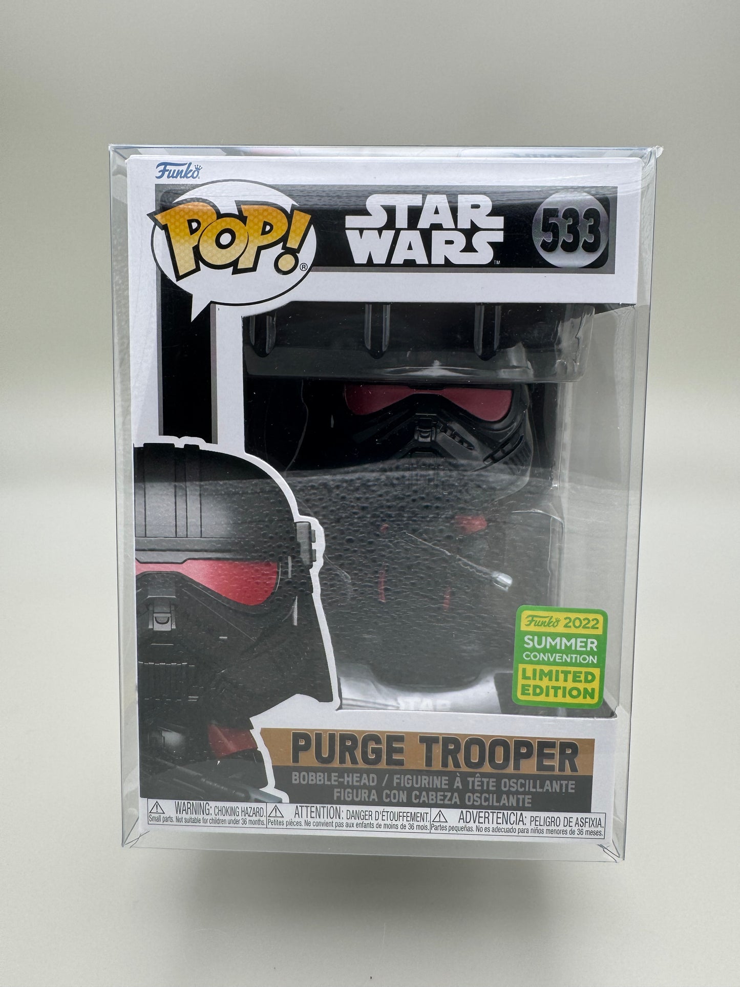 Funko Pop! Star Wars Purge Trooper 2022 Summer Convention Shared Sticker #533