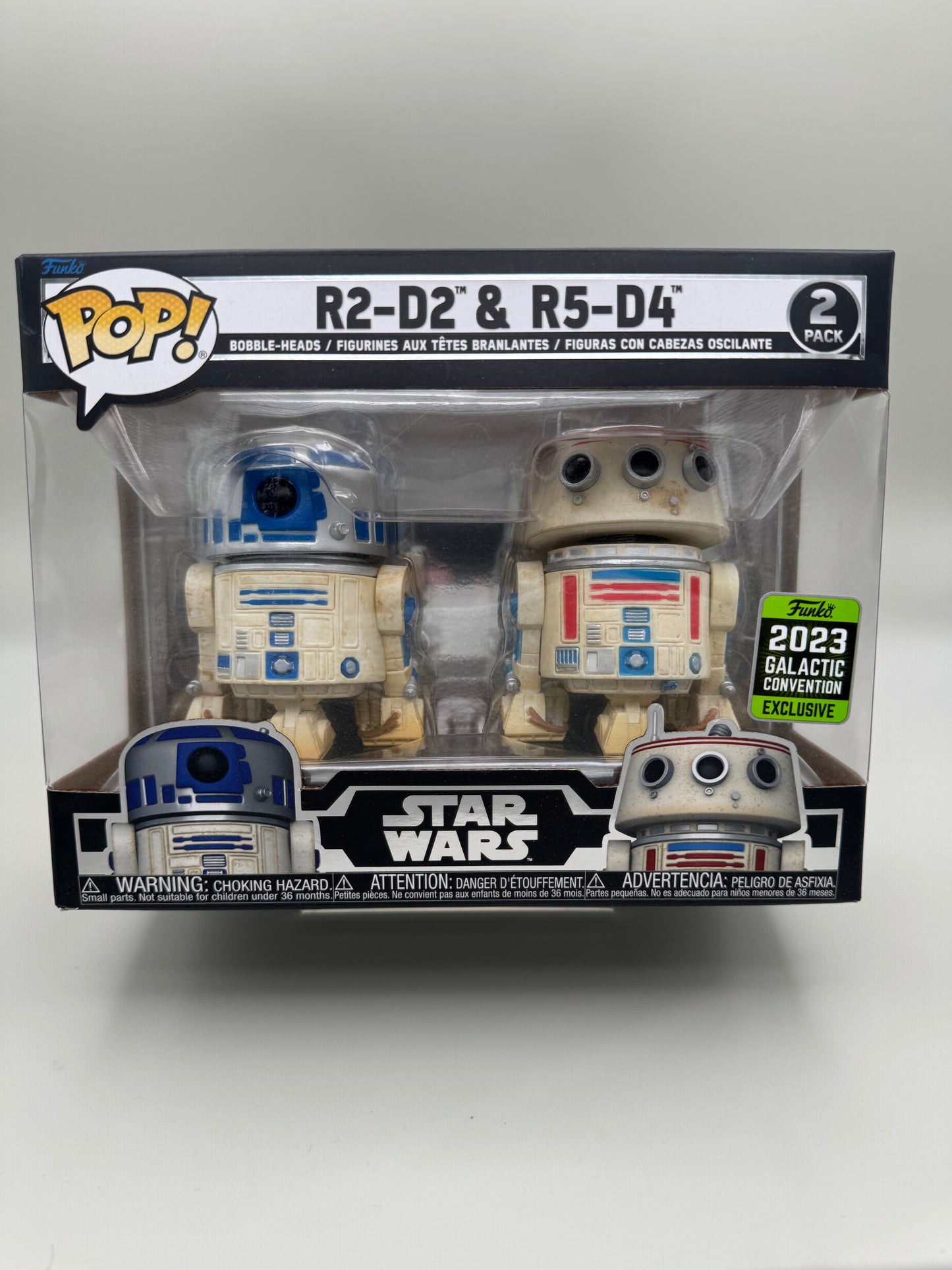 Funko Pop R2-D2 & R5-D4 2023 Limited Edition 2-Pack