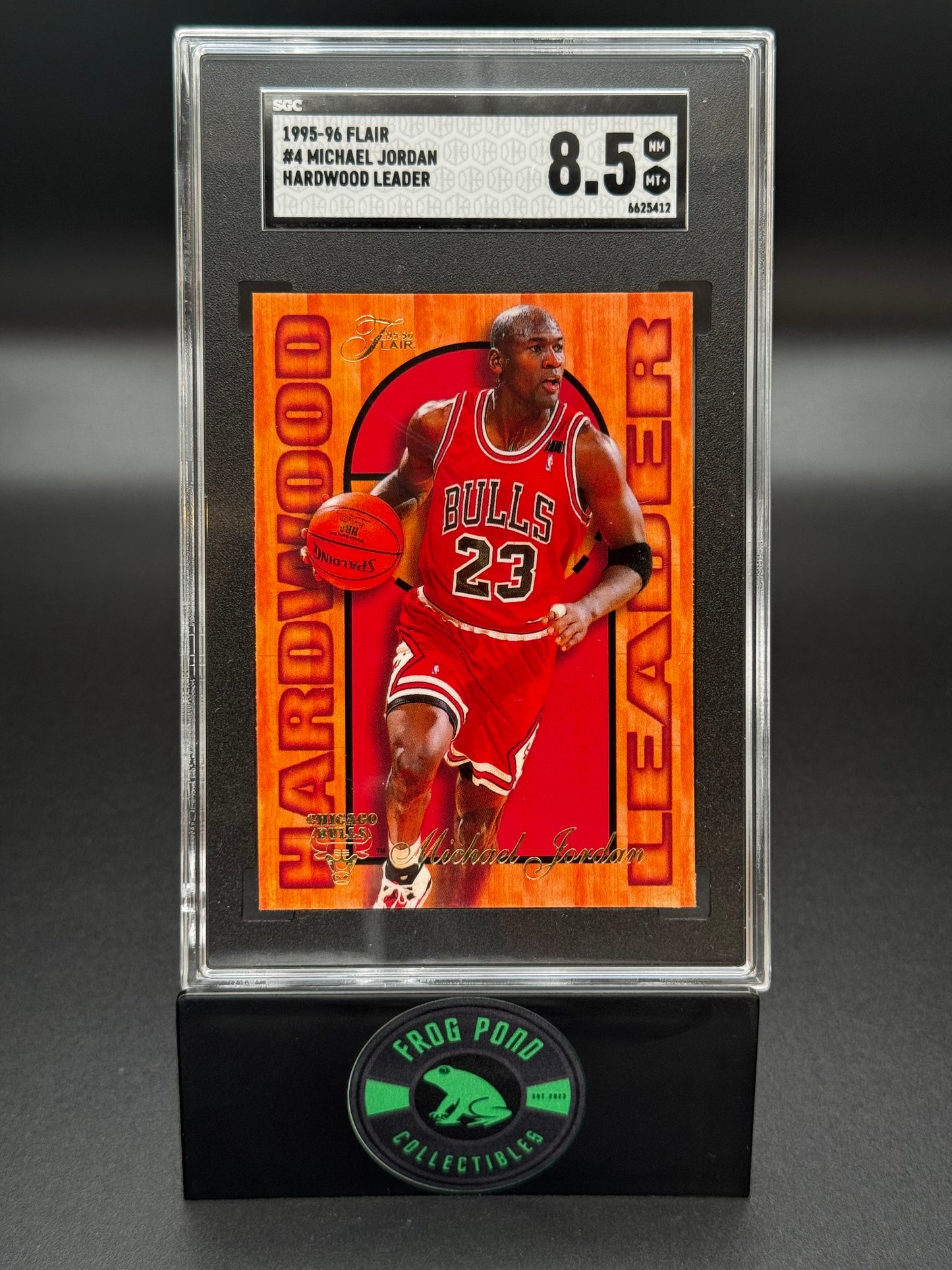 Michael Jordan 95-96 Flair Hardwood Leader SGC 8.5