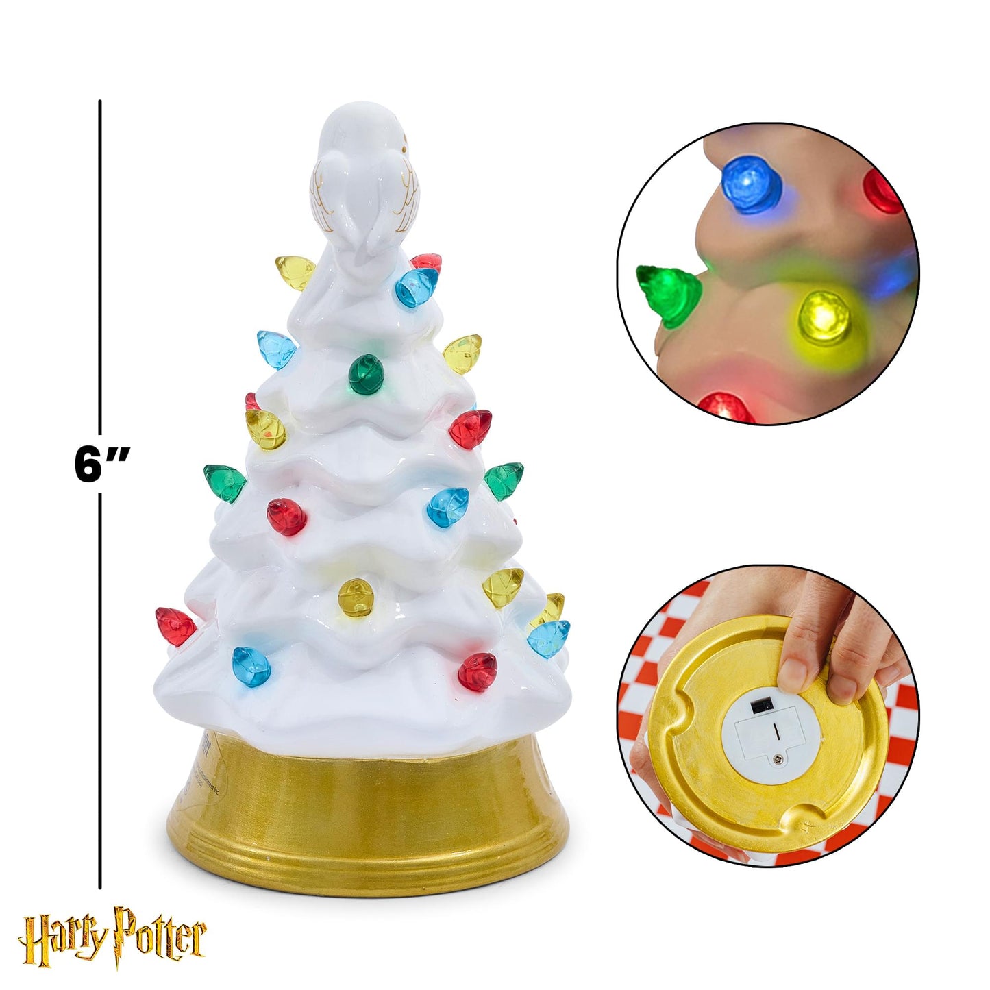 Harry Potter Hedwig Light-Up Christmas Tree