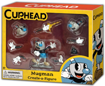 Cuphead Create-A-Figure 3-Inch Mini Figure | Mugman
