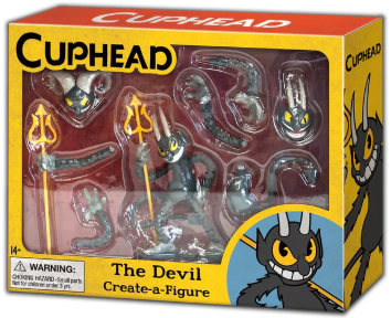 Cuphead Create-A-Figure 4-Inch Mini Figure | The Devil