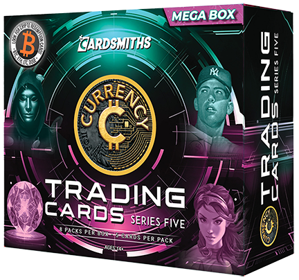 Currency Series 5 Trading Cards Mega Box | 8 Packs