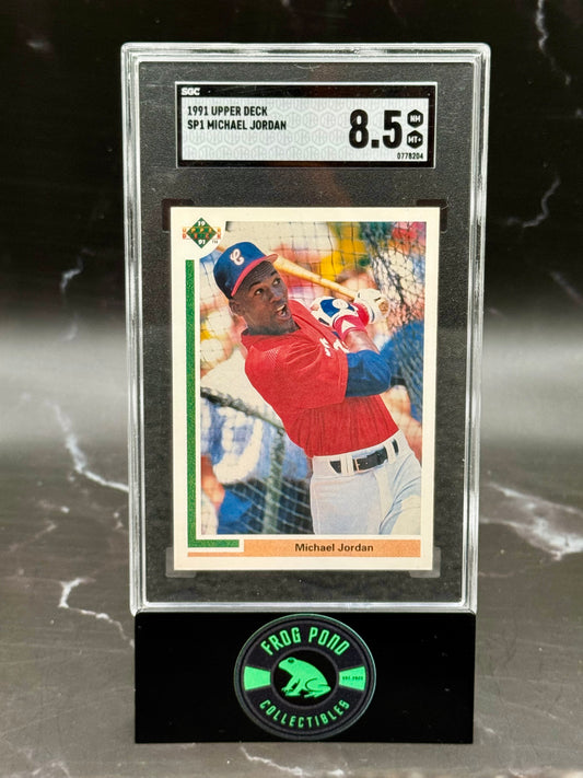 1991 Upper Deck Michael Jordan Rookie Baseball SGC 8.5