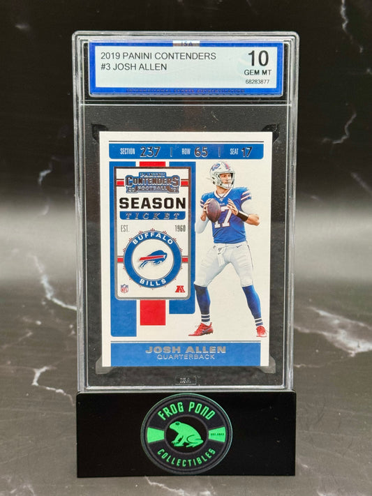 2019 Panini Contenders Josh Allen ISA 10