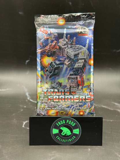 Transformers 40th Anniversary Trading Cards Series 1 Sealed Pack by Dynamite