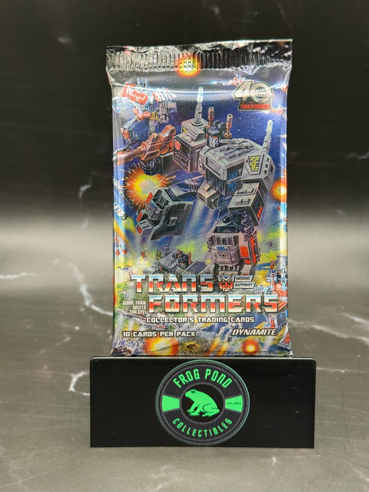 Transformers 40th Anniversary Trading Cards Series 1 Sealed Pack by Dynamite