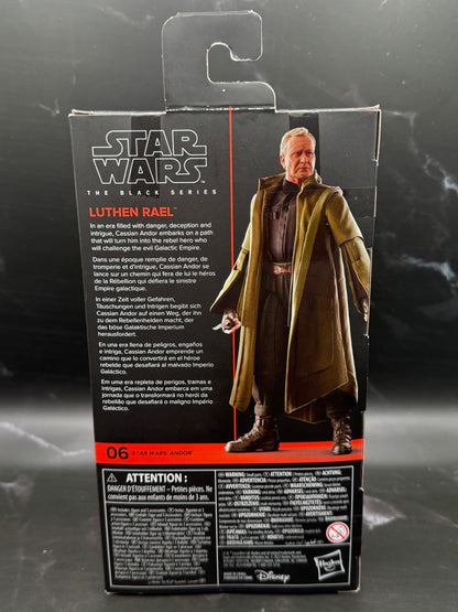 Star Wars The Black Series Luthen Rael Toy 6-Inch-Scale Star Wars: Andor Collectible Action Figure