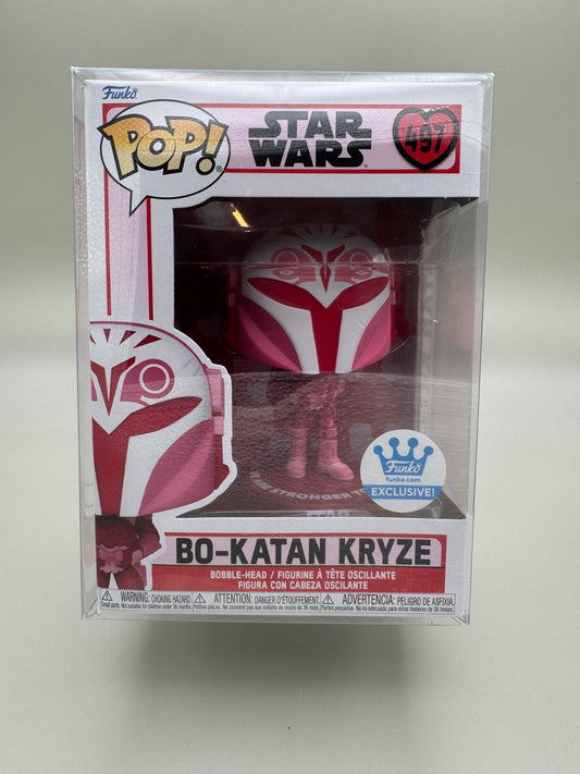 Funko Pop Star Wars #497 Bo-Katan Kryze Pink Valentine's Day Funko-Shop