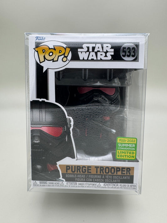 Funko Pop! Star Wars Purge Trooper 2022 Summer Convention Shared Sticker #533