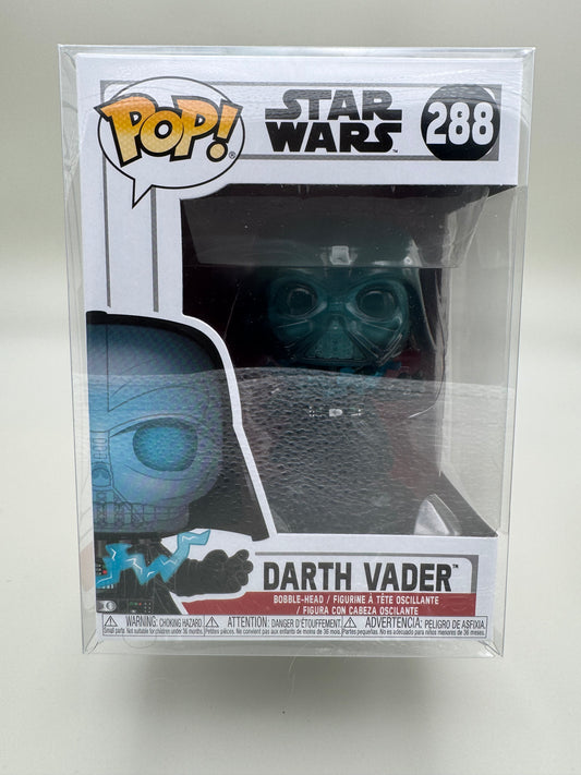 FUNKO POP! STAR WARS DARTH VADER ELECTROCUTED GLOW GITD 288 TARGET EXCLUSIVE NIB
