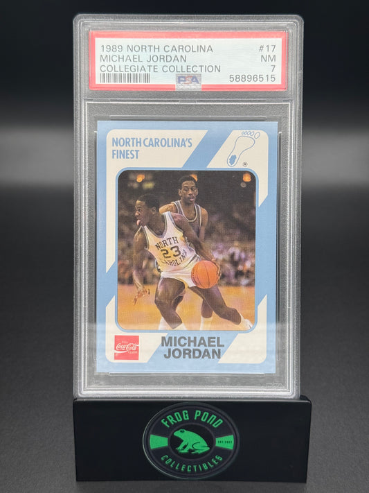 Michael Jordan 1989 North Carolina Collegiate Collection PSA 7