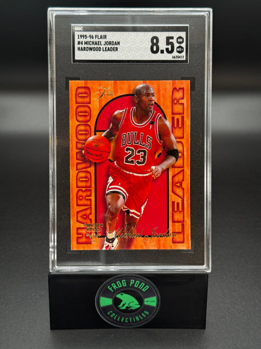 Michael Jordan 95-96 Flair Hardwood Leader SGC 8.5