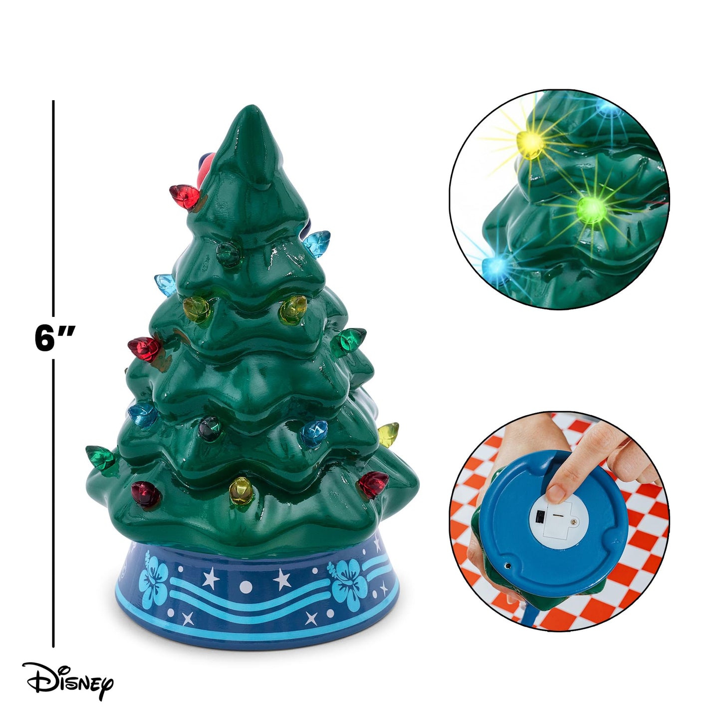Disney Lilo & Stitch Light-Up Christmas Tree