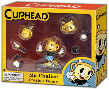 Cuphead Create-A-Figure 3-Inch Mini Figure | Ms. Chalice