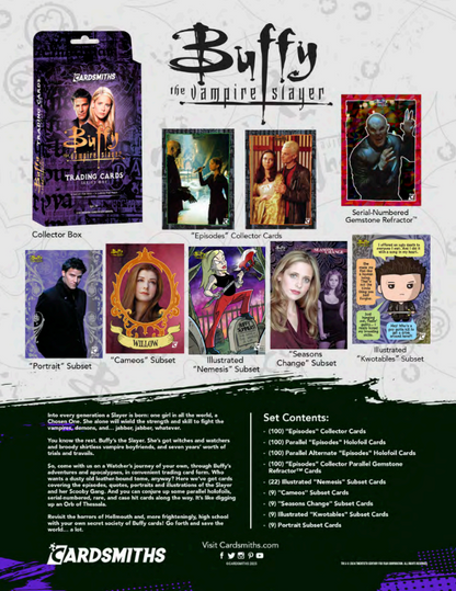 Buffy The Vampire Slayer Series 1 Trading Cards Collector Box | 2 Packs